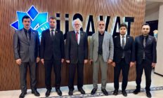 Türk Stratejik Düşünme Merkezi (TÜMER) Heyeti Yeni Müsavat Medya Grubu Sahibi Sn. Rauf Arifoglu’nun misafiri oldu