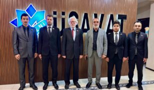 Türk Stratejik Düşünme Merkezi (TÜMER) Heyeti Yeni Müsavat Medya Grubu Sahibi Sn. Rauf Arifoglu’nun misafiri oldu