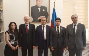 Tümer Heyeti olarak Azerbaycan Uluslararası İlişkiler İnceleme Merkezi Başkanı Sn. Fərid Şefiyev ve yardımcısı Sn. Cavid Vəliyev’i Makamlarında Ziyaret Ettik