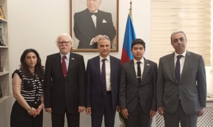 Tümer Heyeti olarak Azerbaycan Uluslararası İlişkiler İnceleme Merkezi Başkanı Sn. Fərid Şefiyev ve yardımcısı Sn. Cavid Vəliyev’i Makamlarında Ziyaret Ettik