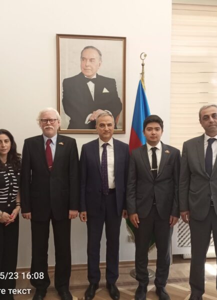 Tümer Heyeti olarak Azerbaycan Uluslararası İlişkiler İnceleme Merkezi Başkanı Sn. Fərid Şefiyev ve yardımcısı Sn. Cavid Vəliyev’i Makamlarında Ziyaret Ettik