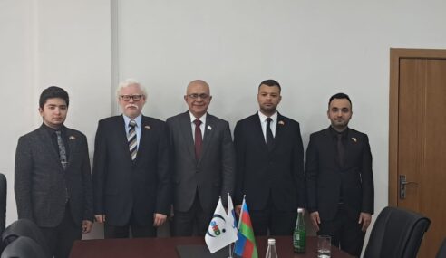 Türk Stratejik Düşünme Merkezi (TÜMER) Heyeti Azerbaycan Respublikası Milli Meclisi milletvekili Elçin Mirzəbəyli’ye ziyaret etti