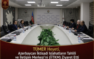 TÜMER Heyeti, Azerbaycan İktisadi Islahatların Tahlili ve İletişim Merkezi’ni (İİTKM) Ziyaret Etti