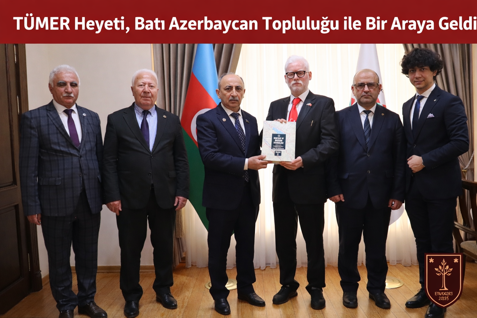 TÜMER Heyeti, Batı Azerbaycan Topluluğu ile Bir Araya Geldi