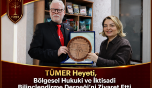 Bakü Temasları Kapsamında TÜMER Heyeti, Bölgesel Hukuki ve İktisadi Bilinçlendirme Derneği’ni Ziyaret Etti