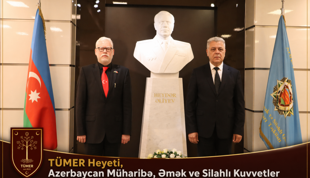 TÜMER Heyeti, Azerbaycan Müharebe, Emek ve Silahlı Kuvvetler Gaziler Teşkilatı’nın Misafiri Oldu