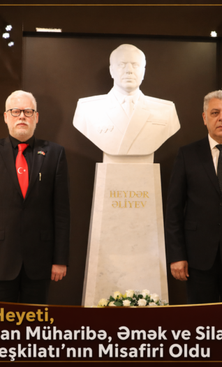 TÜMER Heyeti, Azerbaycan Müharebe, Emek ve Silahlı Kuvvetler Gaziler Teşkilatı’nın Misafiri Oldu