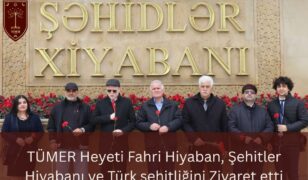 TÜMER Heyeti Fahri Hiyaban, Şehitler Hiyabanı ve Türk şehitliğini Ziyaret etti