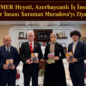 TÜMER Heyeti, Azerbaycanlı İş İnsanı ve Kültür İnsanı Xuraman Muradova’yı Ziyaret Etti