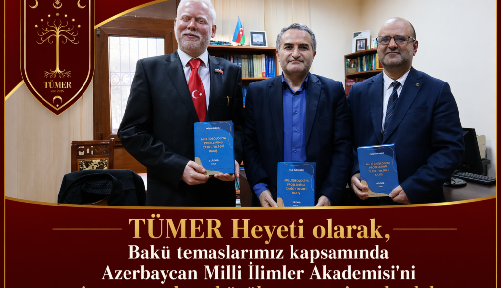 TÜMER Heyeti olarak, Bakü temaslarımız kapsamında Azerbaycan Milli İlimler Akademisi’ni ziyaret etmekten büyük memnuniyet duyduk.