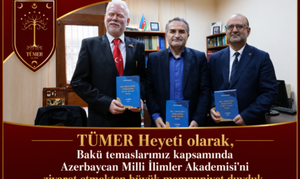 TÜMER Heyeti olarak, Bakü temaslarımız kapsamında Azerbaycan Milli İlimler Akademisi’ni ziyaret etmekten büyük memnuniyet duyduk.