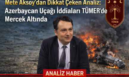Mete Aksoy’dan Dikkat Çeken Analiz: Azerbaycan Uçağı İddiaları TÜMER’de Mercek Altında