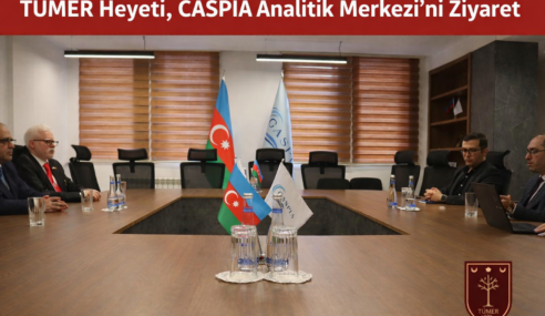 TÜMER Heyeti, CASPIA Analitik Merkezi’ni Ziyaret Etti